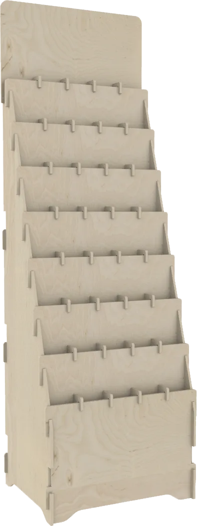 Plywood Bodendisplay - Compartment 40.